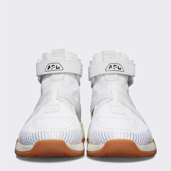 APL Super Future Hi Top Basketball Sneakers - White Gum Sole NEW M 11 W 12.5 - Picture 4 of 14